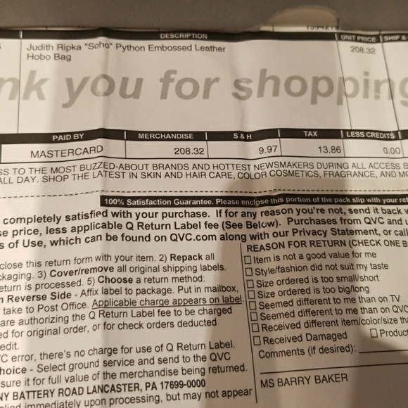 Judith Ripka *Soho* Hobo Bag **BOGO - Picture 6 of 6